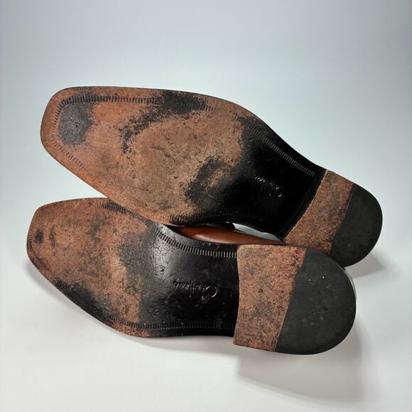 Cole Haan Brown Leather Slip On Loafers Low Top Dress Shoes Men's Size 14M - Picture 8 of 11